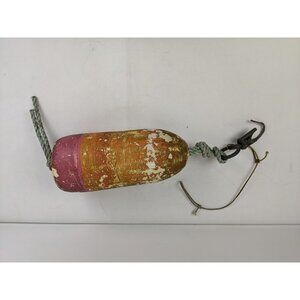 Vintage Lobster Crab Pot Trap Buoy Float Nautical Decor Beach House Clam Shack